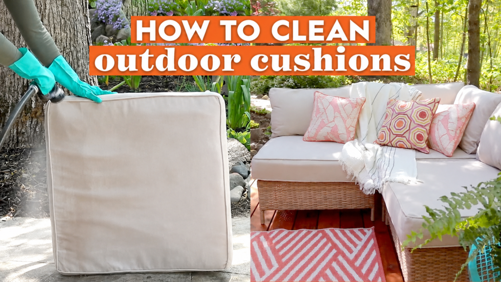 Simple tips for cleaning outdoor pillows and keeping patio cushions fresh, bright, and ready for every season