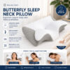 Butterfly Sleep Memory Neck Pillow